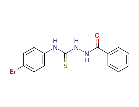 Molecular Structure of 38240-75-4 (Benzoic acid, 2-[[(4-bromophenyl)amino]thioxomethyl]hydrazide)