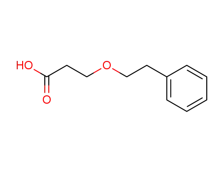 Molecular Structure of 155526-40-2 (Propanoic acid, 3-(2-phenylethoxy)-)