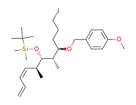 (Z)-(5S,6S,7S,8R)-11-iodo-8-(4-methoxybenzyloxy)-5,7-dimethylundeca-1,3-dien-6-yl tert-butyldimethylsilyl ether