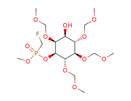 Fluoromethyl-phosphonic acid (1S,2S,3S,4S,5R,6S)-3-hydroxy-2,4,5,6-tetrakis-methoxymethoxy-cyclohexyl ester methyl ester