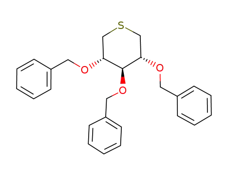(3S,4S,5R)-3,4,5-tris(benzyloxy)tetrahydro-2H-thiopyran