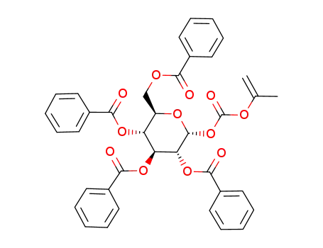 isopropenyl 2,3,4,6-tetra-O-benzoyl-α-D-glucopyranosyl carbonate