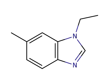Molecular Structure of 26530-88-1 (Benzimidazole, 1-ethyl-6-methyl- (8CI))