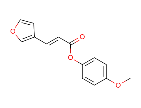 Molecular Structure of 1296207-51-6 (4''-methoxyphenyl (E)-3-(3'-furyl)propenoate)