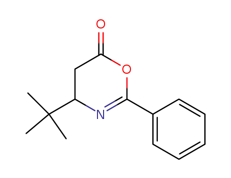 6H-1,3-Oxazin-6-one, 4-(1,1-dimethylethyl)-4,5-dihydro-2-phenyl-