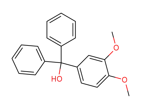 Molecular Structure of 66284-45-5 ((3,4-dimethoxyphenyl)diphenylmethanol)
