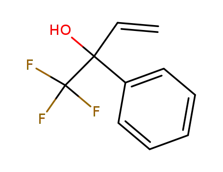 Molecular Structure of 134418-70-5 (1,1,1-TRIFLUORO-2-PHENYL-3-BUTEN-2-OL)