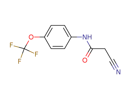 Molecular Structure of 152418-52-5 (2-cyano-N-[4-(trifluoromethoxy)phenyl]acetamide)