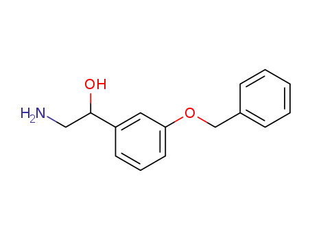 Molecular Structure of 62932-74-5 (Benzenemethanol, a-(aminomethyl)-3-(phenylmethoxy)-)