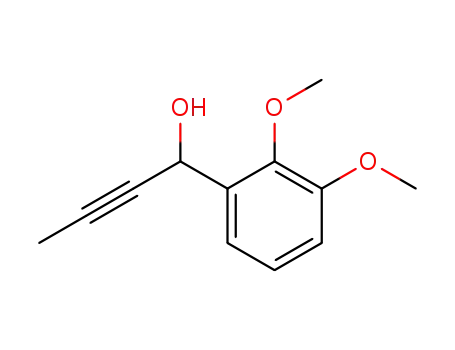 Molecular Structure of 550358-38-8 (Benzenemethanol, 2,3-dimethoxy-a-1-propynyl-)