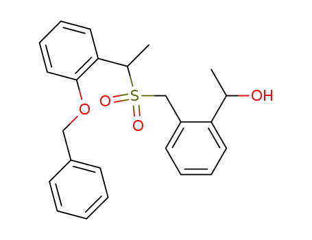 Benzenemethanol,
a-methyl-2-[[[1-[2-(phenylmethoxy)phenyl]ethyl]sulfonyl]methyl]-