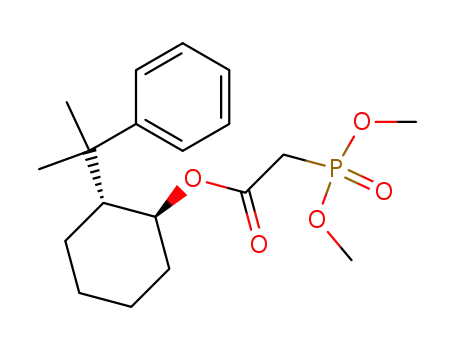 Acetic acid, (dimethoxyphosphinyl)-,
(1S,2R)-2-(1-methyl-1-phenylethyl)cyclohexyl ester