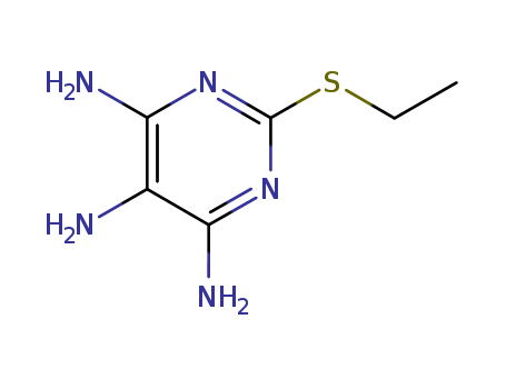 2-ethylsulfanylpyrimidine-4,5,6-triamine