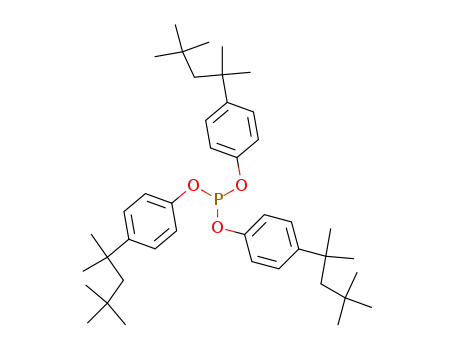 Molecular Structure of 3001-56-7 (Phenol, 4-(1,1,3,3-tetramethylbutyl)-, phosphite (3:1))