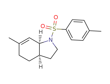 1H-Indole,
2,3,3a,4,5,7a-hexahydro-6-methyl-1-[(4-methylphenyl)sulfonyl]-, cis-