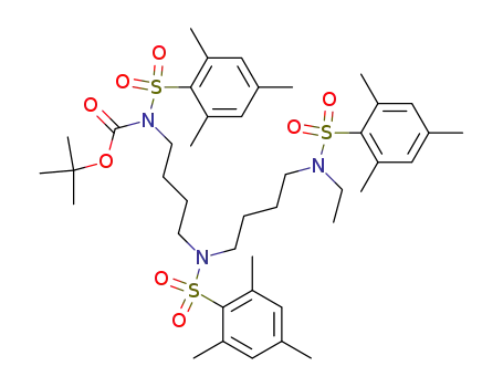 1-(tert-butoxycarbonyl)-1,6,11-tris(mesitylenesulfonyl)-1,6,11-triazatridecane