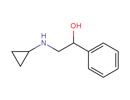 Molecular Structure of 4917-70-8 (2-(cyclopropylamino)-1-phenylethanol)