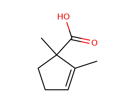 2-Cyclopentene-1-carboxylic acid, 1,2-dimethyl-