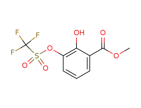 Benzoic acid, 2-hydroxy-3-[[(trifluoromethyl)sulfonyl]oxy]-, methyl ester