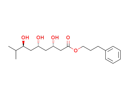 3-phenylpropyl (3S<sup>*</sup>,5R<sup>*</sup>,7S<sup>*</sup>)-3,5,7-trihydroxy-8-methylnonanoate