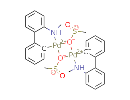 (2′-methylamino-1,1′-biphenyl-2-yl)methanesulfonatopalladium(II) dimer