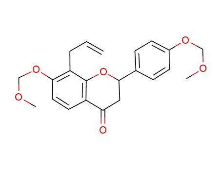 8-allyl-7-(methoxymethoxy)-2-(4-(methoxymethoxy)phenyl)chroman-4-one