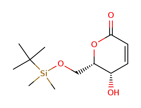 (6S)-6-tert-butyldimethylsilanyloxymethyl-(5S)-5-hydroxy-5,6-dihydro-pyran-2-one