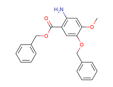 Benzoic acid, 2-amino-4-methoxy-5-(phenylmethoxy)-, phenylmethyl
ester