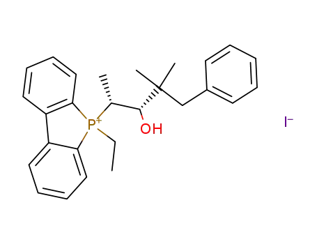 5-Ethyl-5-((1R,2S)-2-hydroxy-1,3,3-trimethyl-4-phenyl-butyl)-5H-dibenzophospholium; iodide