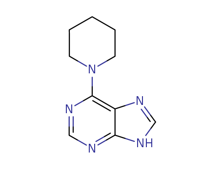 9H-Purine,6-(1-piperidinyl)-                                                                                                                                                                            
