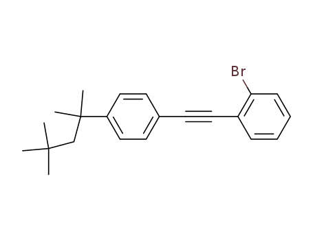 Benzene, 1-bromo-2-[[4-(1,1,3,3-tetramethylbutyl)phenyl]ethynyl]-