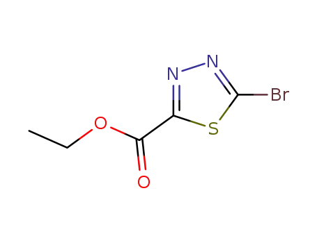 Molecular Structure of 1030613-07-0 (Ethyl5-bromo-1,3,4-thiadiazole-2-carboxylate)