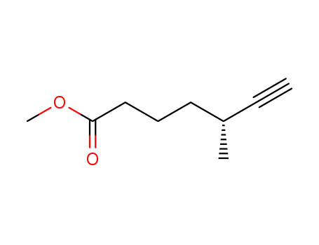 (-)-methyl 5-methyl-6-heptynoate