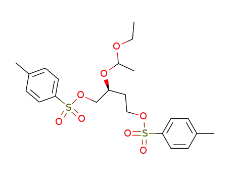 Molecular Structure of 76494-96-7 (1,4-Butanediol, 2-(1-ethoxyethoxy)-, bis(4-methylbenzenesulfonate))