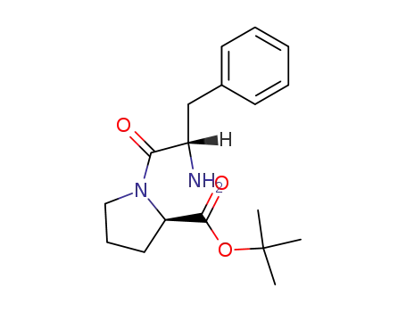Molecular Structure of 221186-79-4 (D-Proline, L-phenylalanyl-, 1,1-dimethylethyl ester)