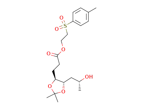 2-(p-Toluenesulfonyl)ethyl (4S,5S,7R)-7-hydroxy-(4,5-dimethylmethylene)dioxyoctanoate
