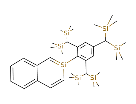 Molecular Structure of 193696-96-7 (2-Silanaphthalene, 2-[2,4,6-tris[bis(trimethylsilyl)methyl]phenyl]-)