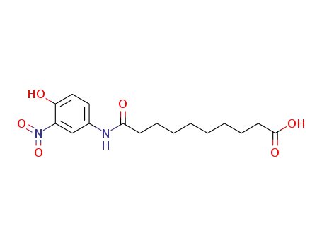 Molecular Structure of 292607-66-0 (9-(4-hydroxy-3-nitrophenylcarbamoyl)nonanoic acid)