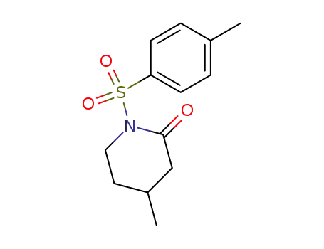 Molecular Structure of 96013-56-8 (2-Piperidinone, 4-methyl-1-[(4-methylphenyl)sulfonyl]-)