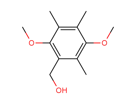 Molecular Structure of 117574-74-0 (Benzenemethanol, 2,5-dimethoxy-3,4,6-trimethyl-)