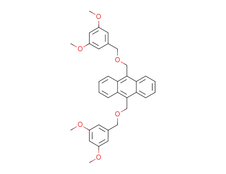 Molecular Structure of 332024-16-5 (9,10-bis-(3,5-dimethoxy-benzyloxymethyl)-anthracene)