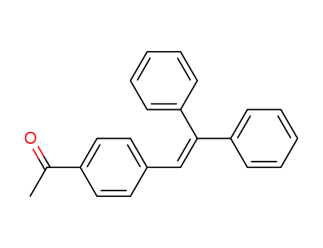 Molecular Structure of 55004-88-1 (Ethanone, 1-[4-(2,2-diphenylethenyl)phenyl]-)