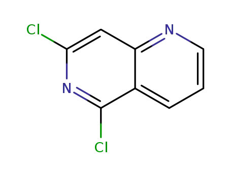 Molecular Structure of 337958-60-8 (5,7-dichloro-1,6-naphthyridine)