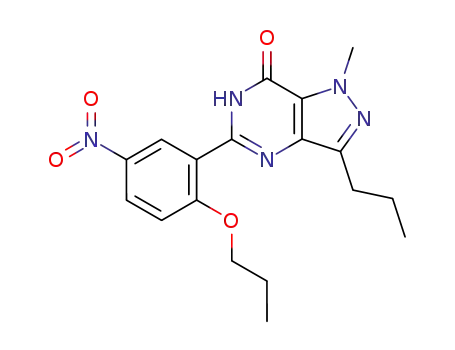 1-Methyl-5-(5-nitro-2-propoxyphenyl)-3-propyl-1,4-dihydro-7H-pyrazolo[4,3-d]pyrimidin-7-one