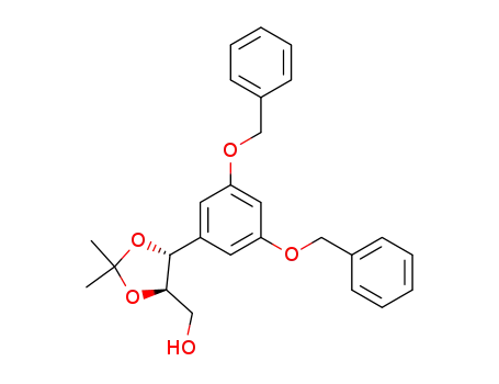 [(4R,5R)-5-(3,5-Bis-benzyloxy-phenyl)-2,2-dimethyl-[1,3]dioxolan-4-yl]-methanol