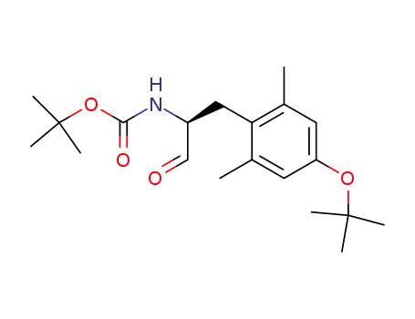 Molecular Structure of 137650-17-0 (Carbamic acid,
[1-[[4-(1,1-dimethylethoxy)-2,6-dimethylphenyl]methyl]-2-oxoethyl]-,
1,1-dimethylethyl ester, (S)-)