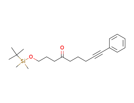 1-(tert-butyldimethylsilanyloxy)-9-phenylnon-8-yn-4-one