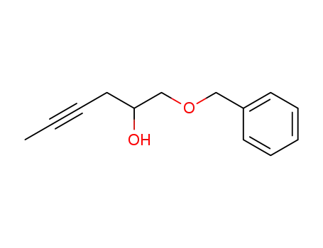 Molecular Structure of 189504-80-1 (4-Hexyn-2-ol, 1-(phenylmethoxy)-)