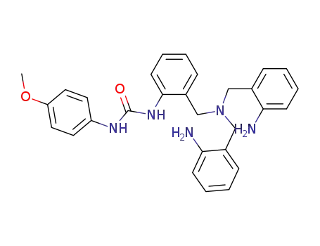bis(2-aminobenzyl){2-[N'-(4-methoxyphenyl)ureido]benzyl}amine