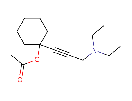 Cyclohexanol, 1-[3-(diethylamino)-1-propynyl]-, acetate (ester)